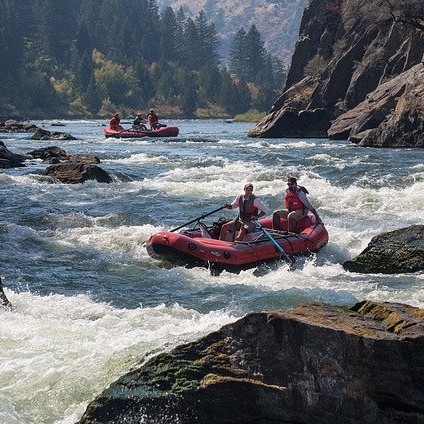 People rafting